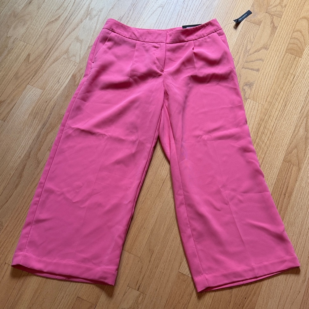 NWT! Worthington Wide-Leg Cropped Trousers